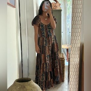 1970’s Vintage patchwork Indian dress